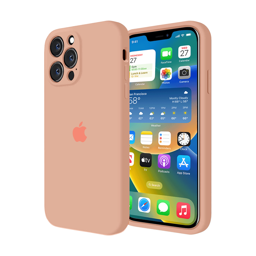 iPhone Camera Protection Silicone Case (Begonia)