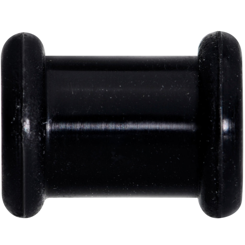 2G Black Double Flare Silicone Flexible Tunnel Set