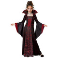 iTVTi Girls Vampire Costume Black Dress Halloween Cosplay 6-7 Years Tag 140