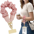 Yiflin Multi-function Stretchy Keychain Wristlet Pink Small
