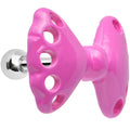 Going to a Party Pink Bow Tie Tragus Cartilage Earring