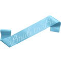 Vonlynfay Bride To Be Sash Blue White Wedding Letter Print Accessory
