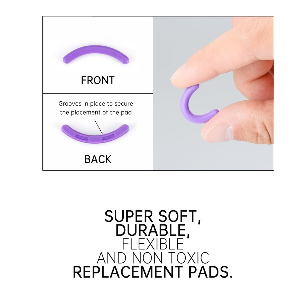 24PCS Eyelash Curler Refills Pads Silicone Compatible with Real Techniques