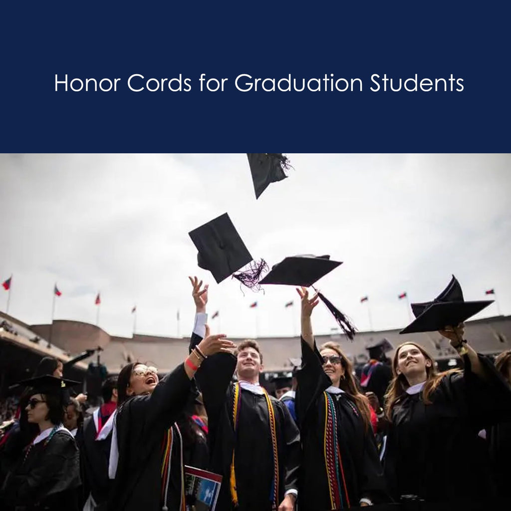 FOMOMDI Graduation Honor Cord 68" Black Red College Graduation