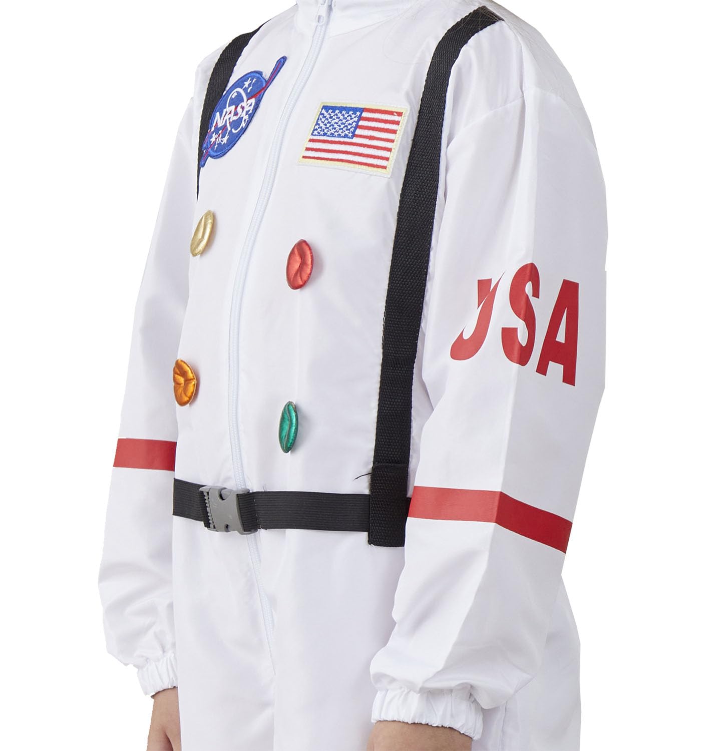 KIMI HOUSE Kids Astronaut Costume Space Suit Boys Girls White Size 7-9Y