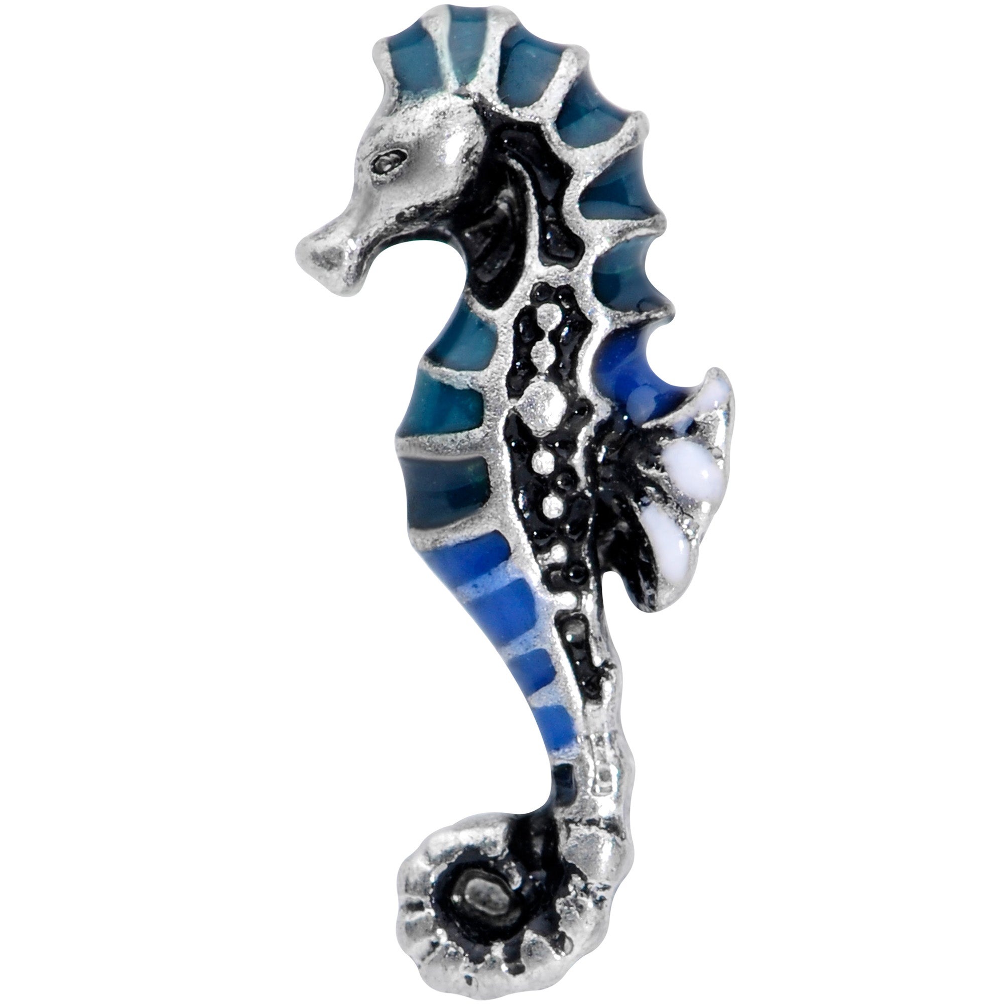 16G 1/4 Nautical Seahorse Cartilage Tragus Earring