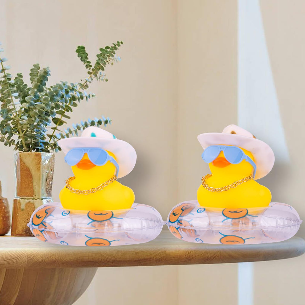 MuMyer Yellow Duck Dashboard Decoration Rubber Car Ornament Small N21