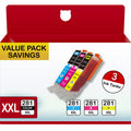 INKOKU Compatible Canon PGI-280XXL CLI-281XXL Ink Cartridges 5 Pack