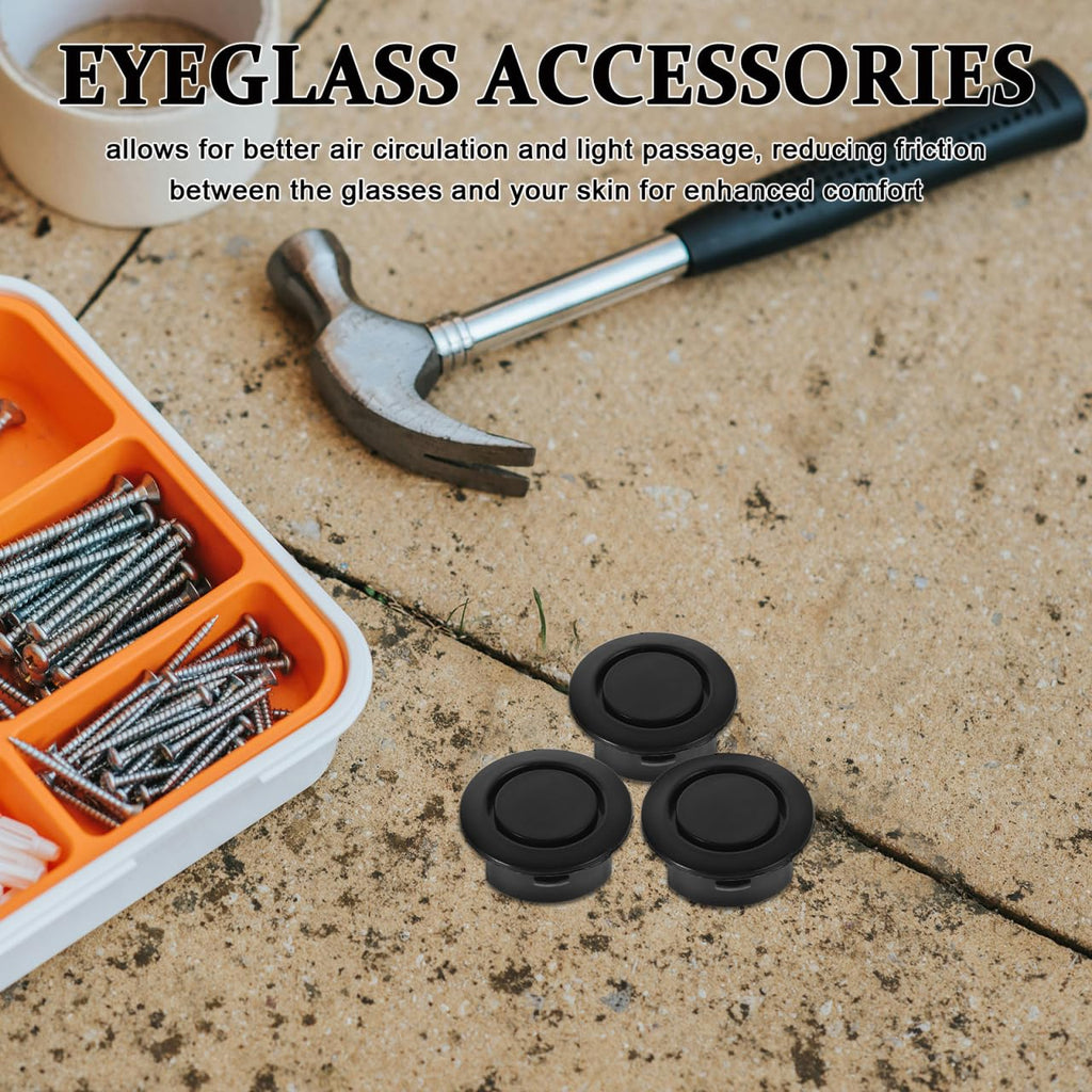 Homoyoyo 10PCS Car Rear Bumper Radar Hole Cover Plastic Plugs Black
