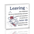 Yoxiumi Coworker Christmas Retirement Gifts Party Decorations Grey-Leaving