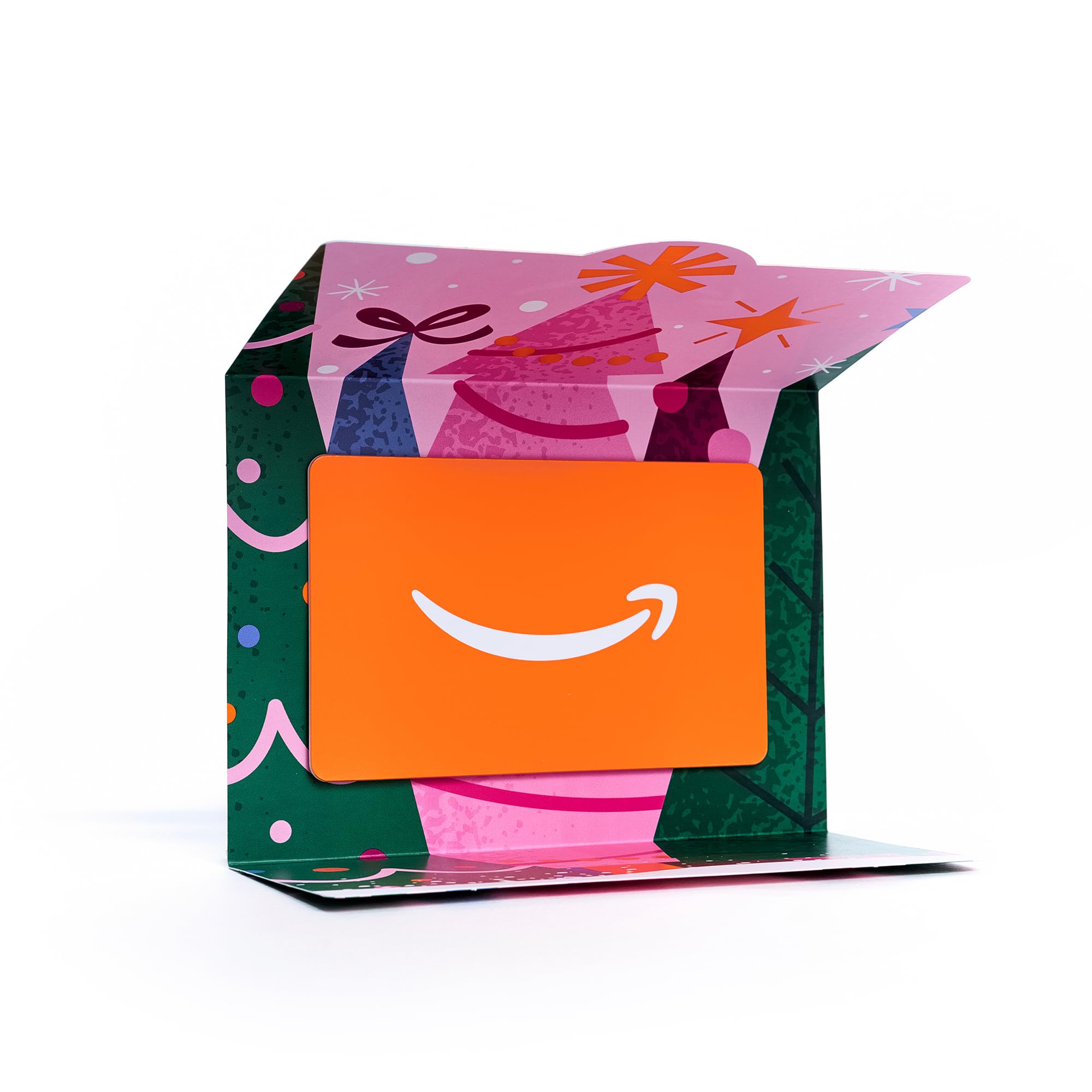 Amazon Gift Card Mini Envelope Festive Trees Christmas