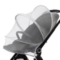 DUSHARKFUN Baby Mosquito Net Double Zipper Bassinet Stroller Cover White
