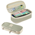Sonuimy Large Capacity Pencil Case Pouch Zipper Organizer Green