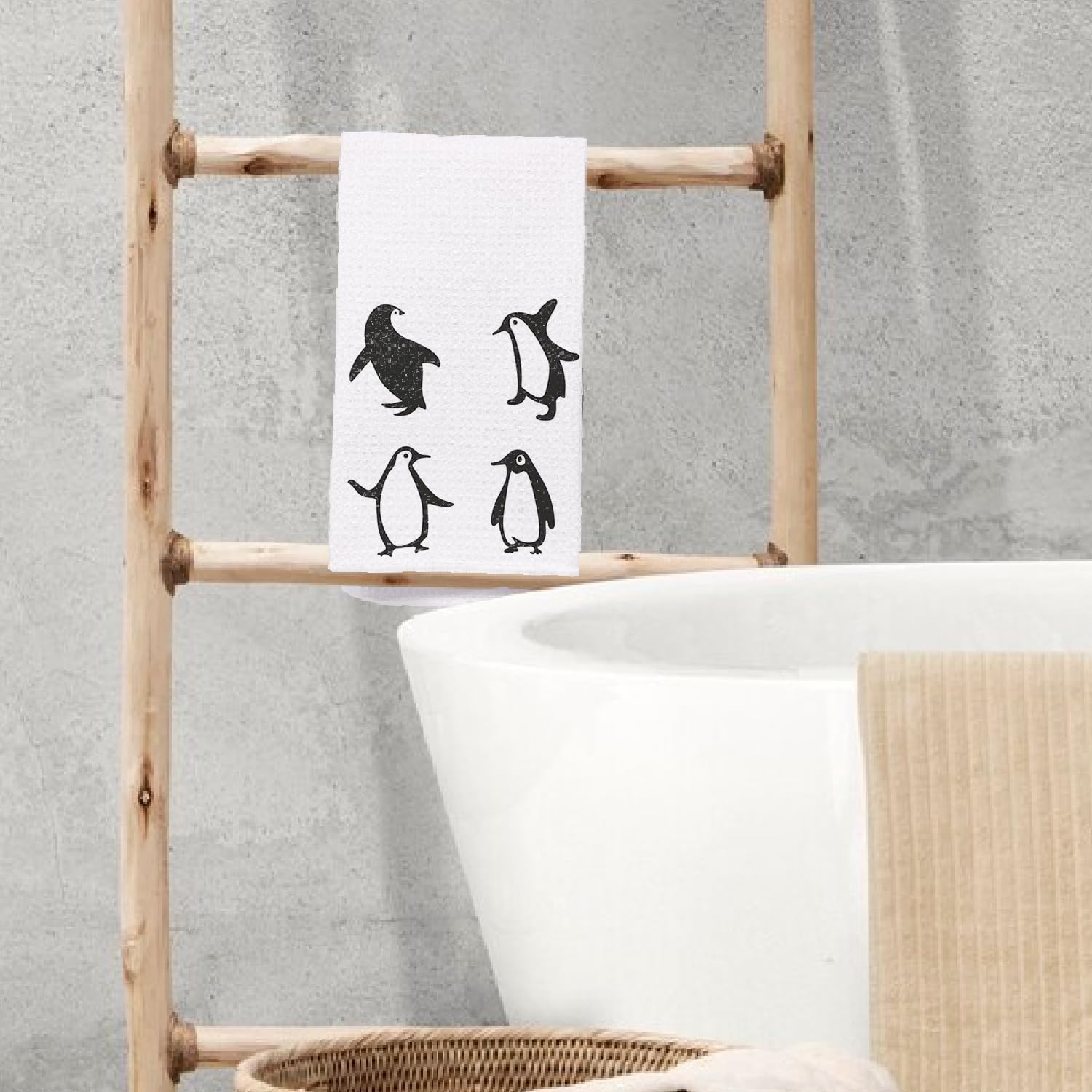 Yomisex Kids Bathroom Towels Rubber Duck Decor Cotton 16x24 Yellow