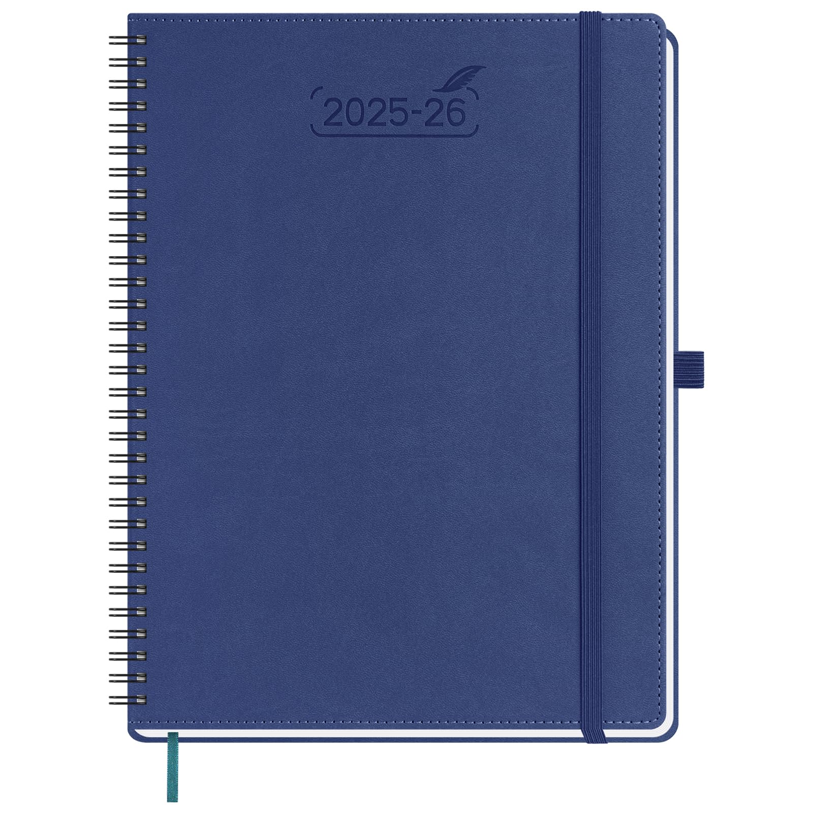 BEZEND 2026 Weekly Monthly Planner 8.5x11 Lavender PU Leather Softcover
