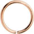 20G 7mm Rose Gold Tone PVD Grade 23 Titanium Bendable Hoop Ring