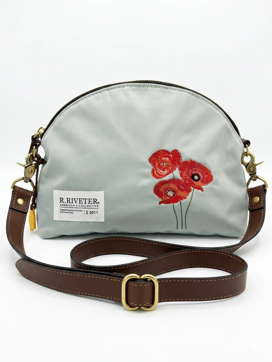 Hopper | Slate w/ poppy