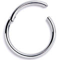 16G 7/16" Solid G23 Implant Grade Titanium Hinged Segment Ring