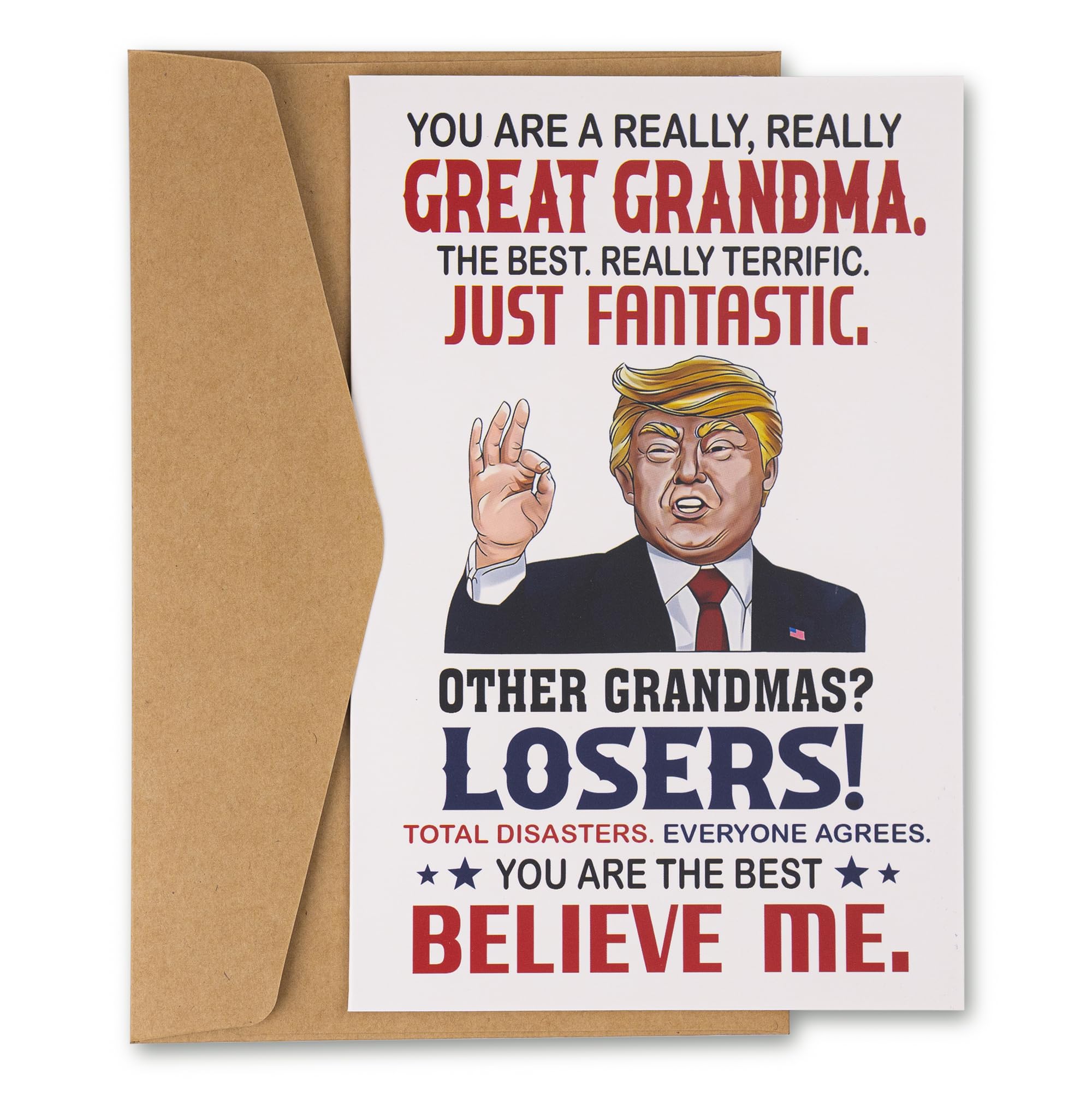 decorluxes Grandma Funny Greeting Card Birthday Mother's Day Christmas Cartoon