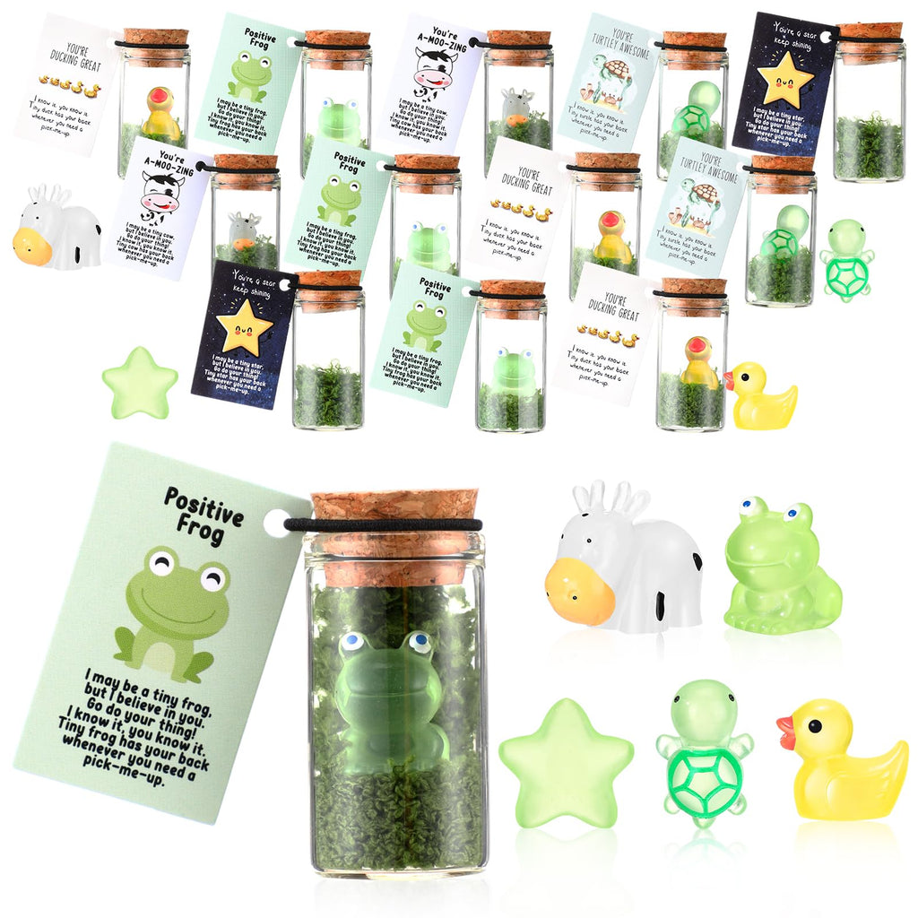 Cinnvoice 35 Set Animal Luminous Resin Toy Bulk Employee Gift Multicolor