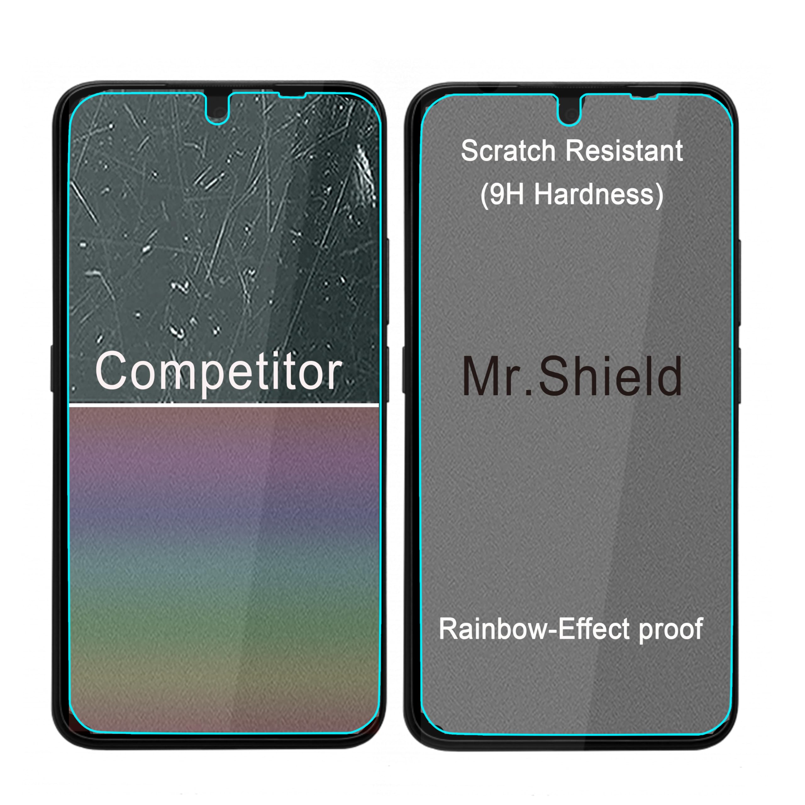 Mr.Shield Screen Protector for Punkt MC02 5G Tempered Glass Clear 3-Pack