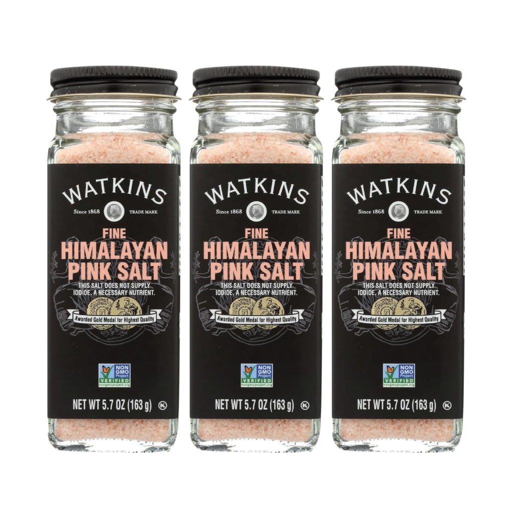 BestBy11/27 Watkins Fine Himalayan Pink Salt 5.7oz Pack of 3
