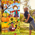 HiParty Thanksgiving Toss Game with 4 Bean Bags, Classic Fall Festival Design
