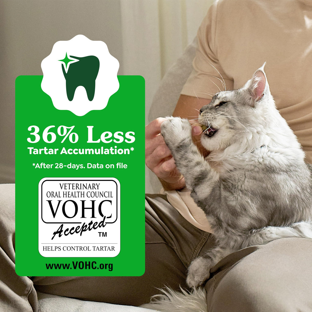 Greenies Cat Treats Adult Natural Dental Tuna Flavor 9.75 oz Tub BEST BY.02/2026