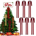 Rokkibom 6 PCS Large Burgundy Velvet Ribbon Bows 23.5x15.5 Inch Christmas
