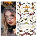 Cardiyar Glitter Freckles 24PCS Waterproof Gold Temporary Face Tattoos