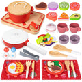 Commodum Kids Wooden Play Cooking Set Advent Calendar 24 Days Xmas Gifts