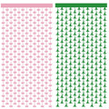 JJWYLTKB 2 Pack Pink Green Fringe Curtain 3x7ft Birthday Party Decor