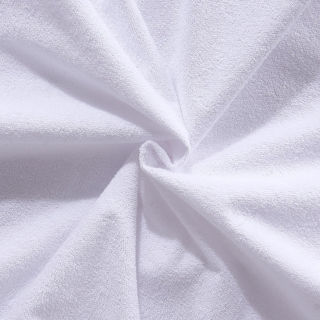 ProtectMySleep Cotton Terry Pillow Protector 2Pack Hypoallergenic Standard Queen