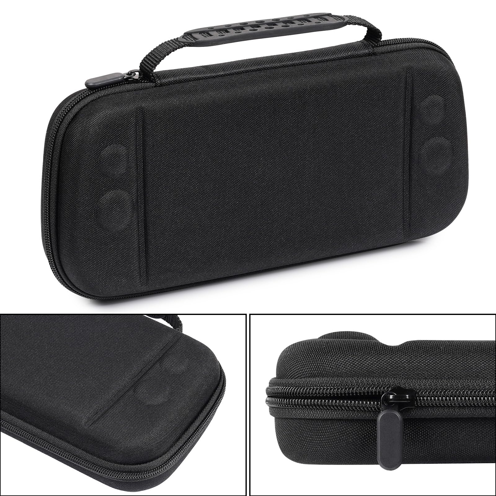 TIGOJH Nintendo Switch 2 Carrying Case Black 10 Game Slots & Accessory Pocket