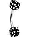Black DICE Belly Ring
