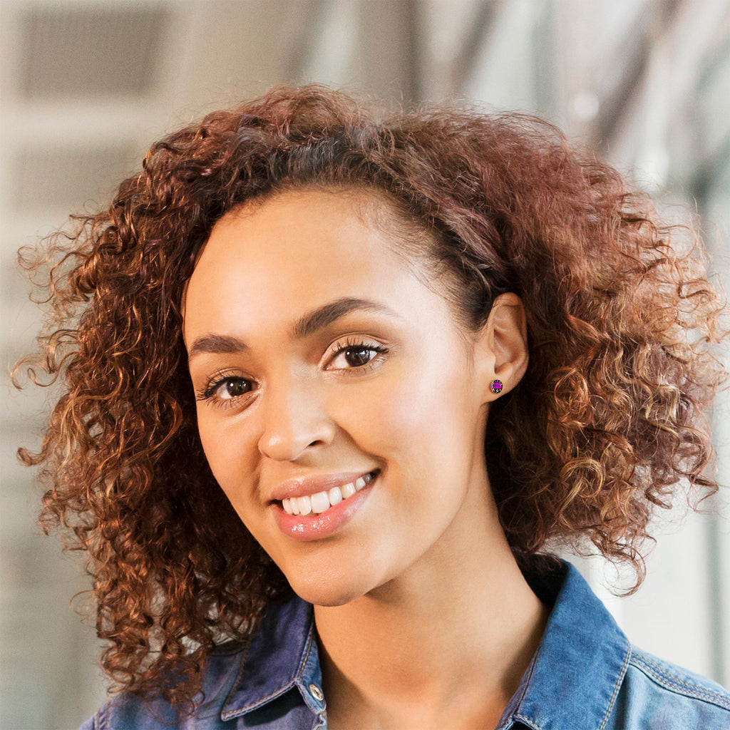 Over Thinker Impact Stud Earrings by Onyx O