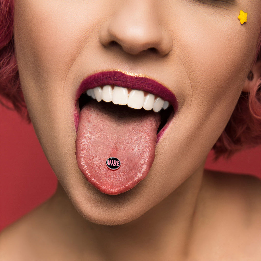 Vibe Barbell Tongue Ring by Onyx O
