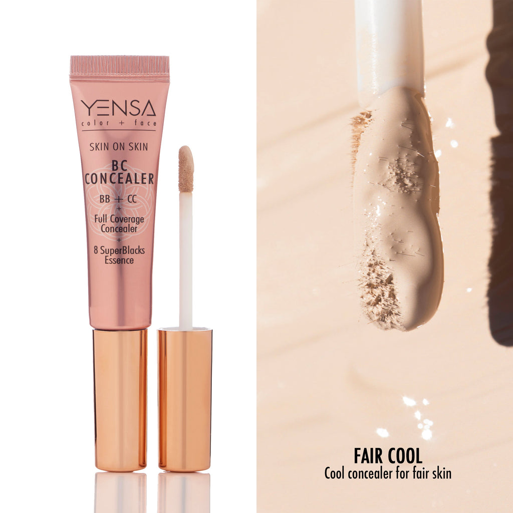 Skin On Skin BB + CC Cobertura Completa Corrector Sérum con Ácido Hialurónico