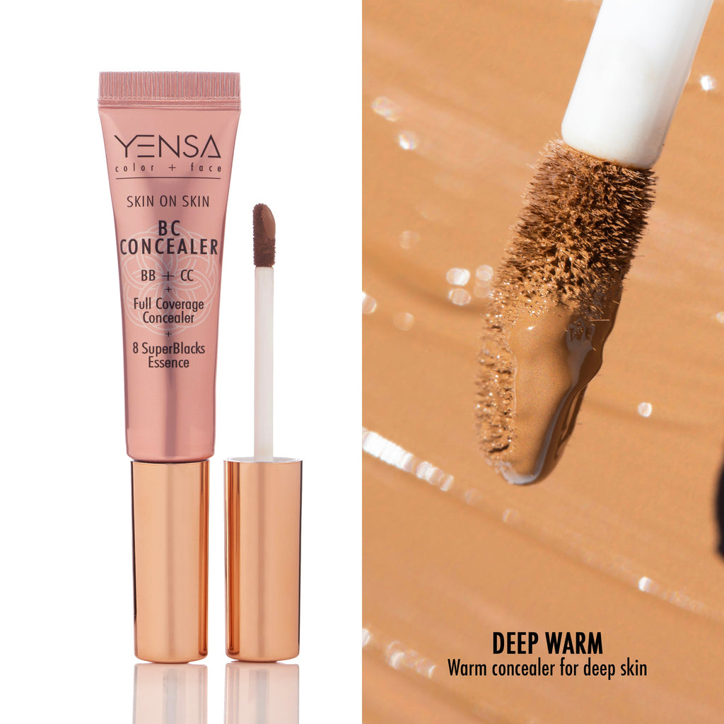 Skin On Skin BB + CC Cobertura Completa Corrector Sérum con Ácido Hialurónico