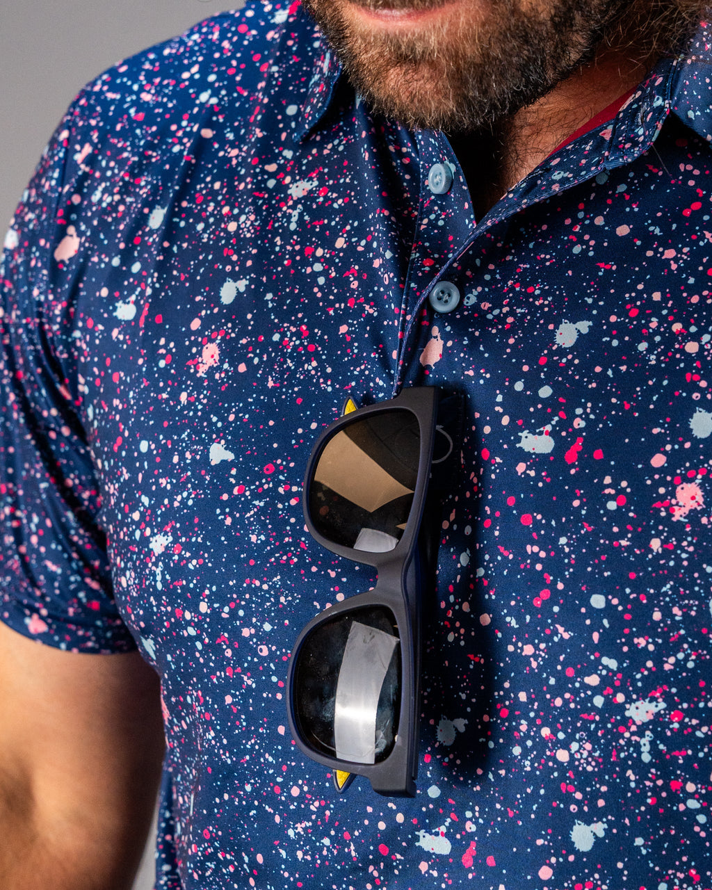 Blue Splatter