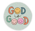 God Is Good Smiles Vinyl Sticker