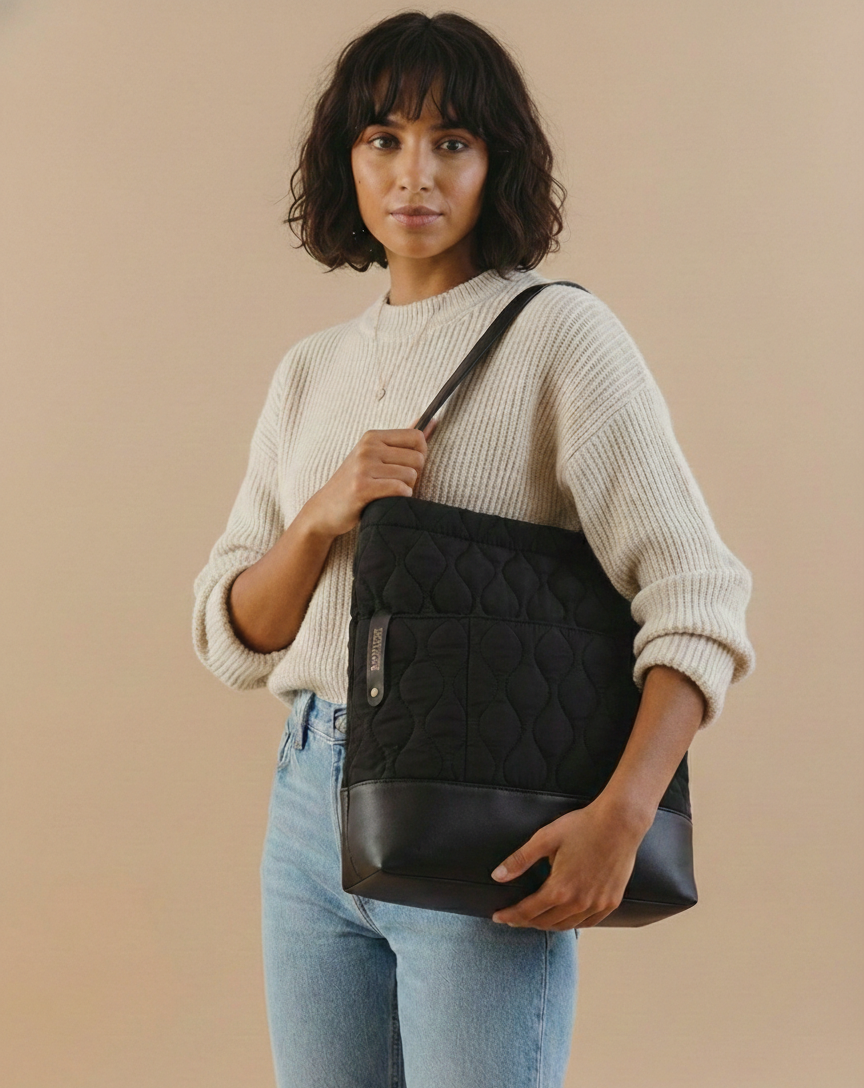 Doyle | Black Woobie Quilted