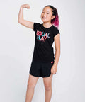 Camiseta Negra de Niña Equal Play
