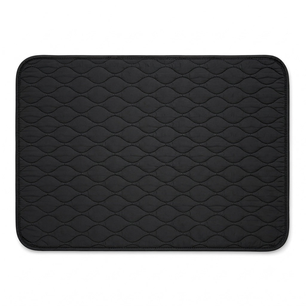 Changing Pad | Black Woobie Quilted