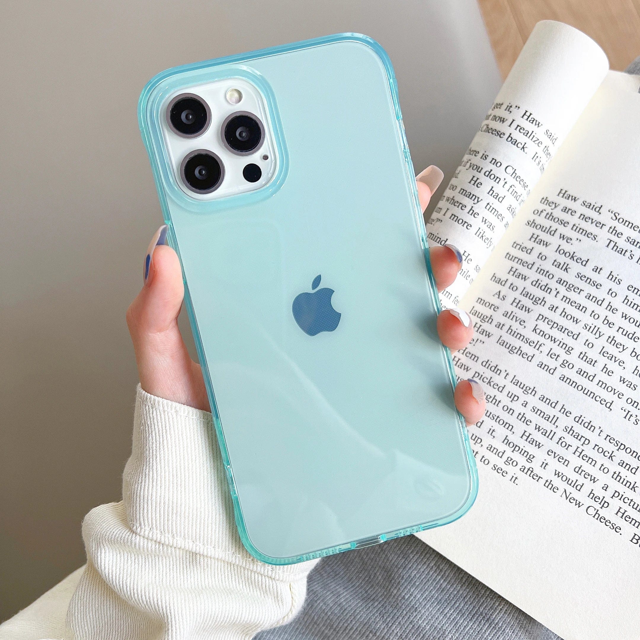Clear Candy Color iPhone Case