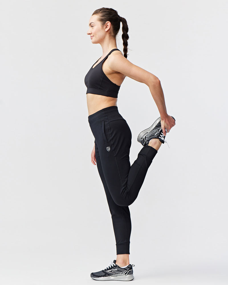 Pantalones deportivos negros de mujer Valia