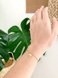 Monstera Deliciosa Charm Bracelet