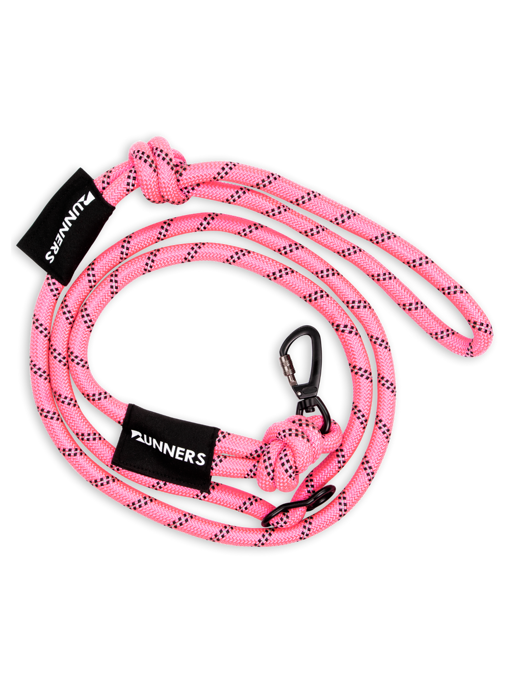 Neon Pink Runners Hands Free Dog Leash