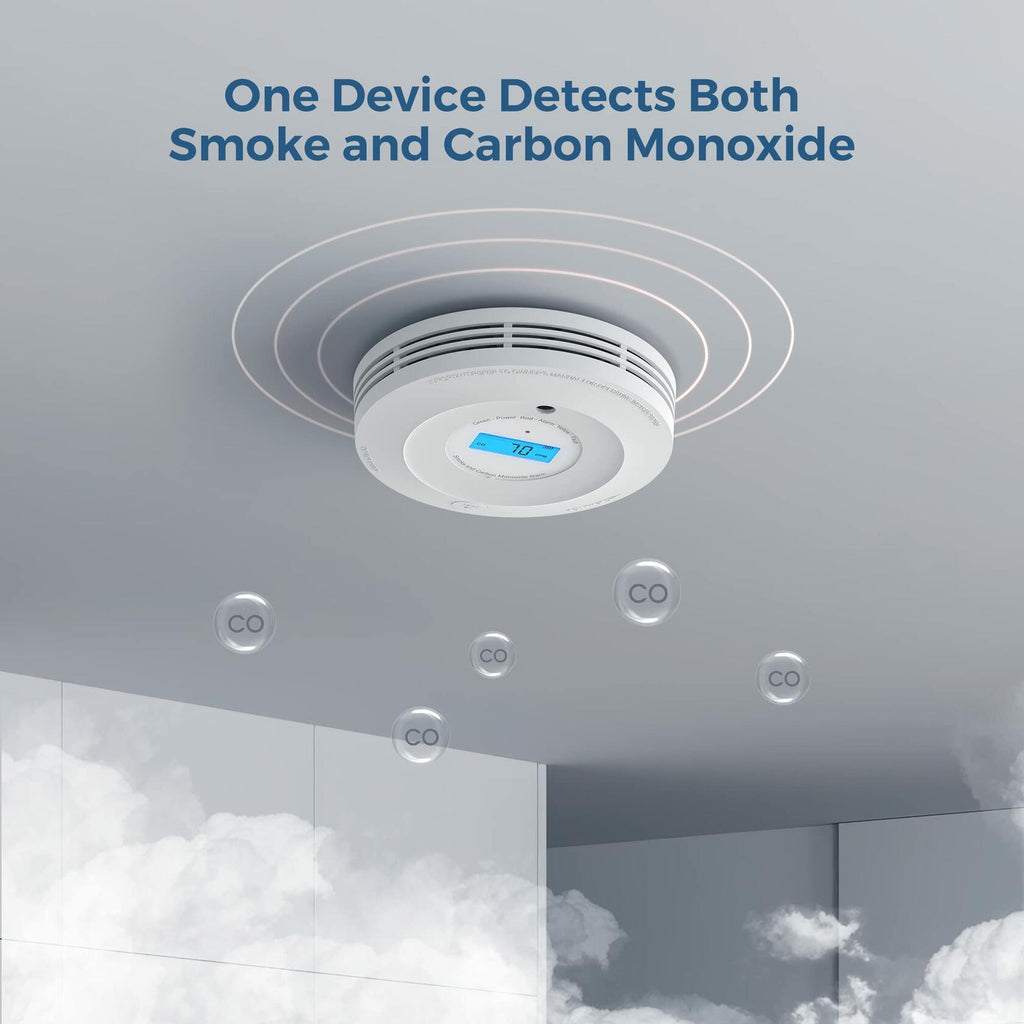 [Like New] AEGISLINK SC240 Smoke & CO Detector 10-Year Battery Photoelectric 1 Pack - Like New