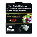 TFATHER 33 Hibiscus Flower Tea Bags with Dipping String - Strong Flavor